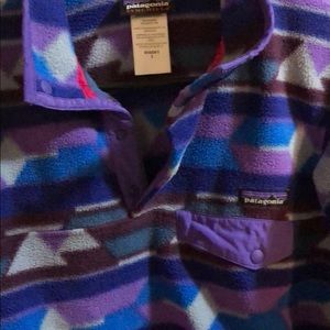 W Patagonia synchilla snap fleece